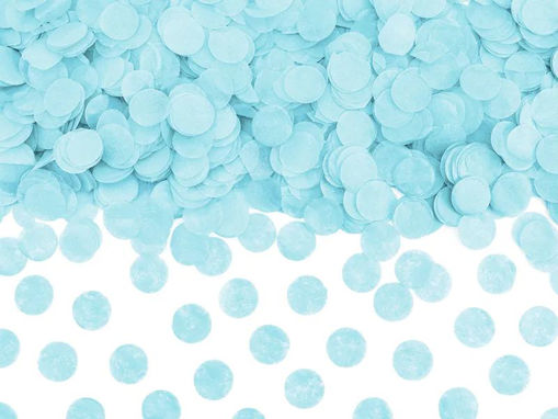 Picture of PAPER CONFETTI CIRCLES LIGHT BLUE 15 GRAMS